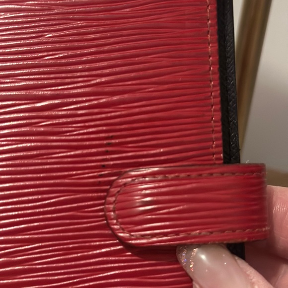Authentic Vintage Louis Vuitton Red Epi Leather Agenda/PM Planner - Picture 4 of 16